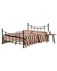 Surrey Metal King Size Bed In Black