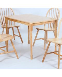 Sutton Wooden Dining Table In Natural