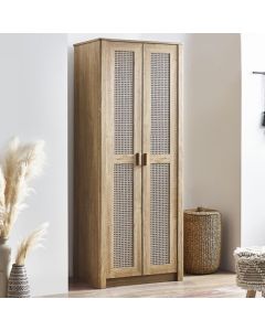 Sydney Wooden Wardrobe With 2 Doors In Oak