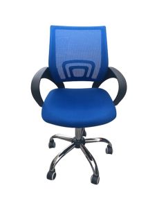 Tate Mesh Back Home And Office Chair In Blue