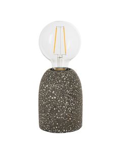 Terrazzo Table Lamp In Black Terrazzo