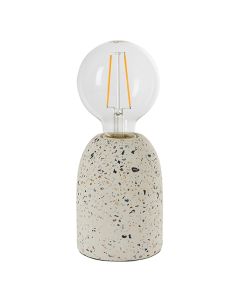 Terrazzo Table Lamp In White Terrazzo