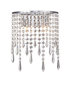 Thornton 2 Bulbs Decorative Wall Light In Chrome