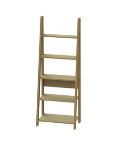 Tiva Wooden Ladder Bookcase In Oak