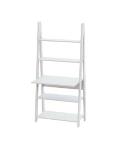 Tiva Wooden Ladder Computer Desk In White