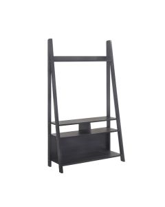 Tiva Wooden Ladder TV Stand In Black