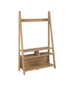 Tiva Wooden Ladder TV Stand In Oak