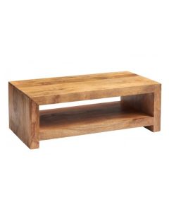 Toko Large Wooden Coffee Table In Light Mango