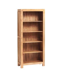 Toko Large Wooden Open Bookcase In Light Mango