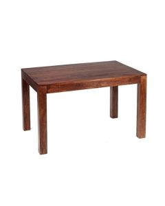 Toko Small Wooden Dining Table In Dark Walnut