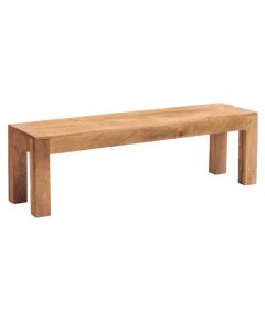 Toko Wooden Dining Bench In Light Walnut