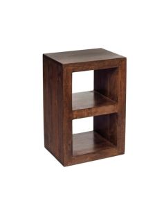 Toko Wooden Display Shelving Unit In Dark Walnut