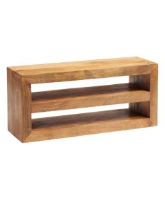 Toko Wooden Open TV Stand In Light Walnut