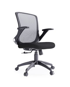 Toronto Mesh Fabric Home And Office Chair In Black