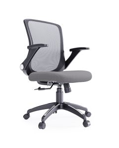 Toronto Mesh Fabric Home And Office Chair In Grey