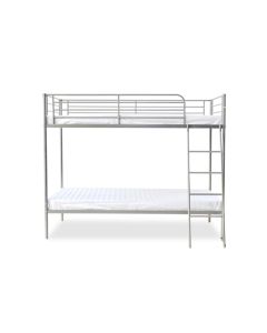 Torquay Metal Bunk Bed In Silver