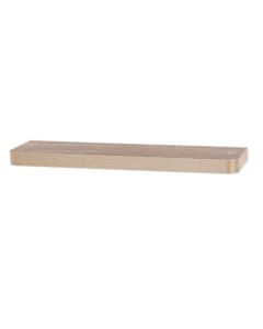 Trent Large Narrow Wooden Floating Wall Shelf In Oak Effect