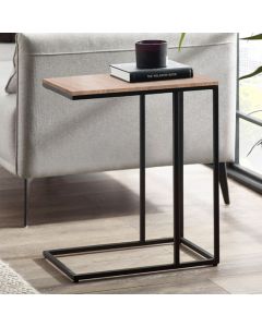 Tribeca Wooden Side Table In Sonoma Oak