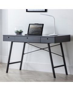 Trianon Wooden Computer Desk In Grey