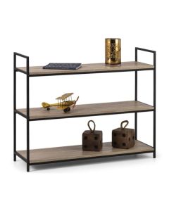 Tribeca Wooden Low Bookcase In Sonoma Oak Effect