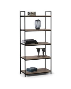 Tribeca Wooden Tall Bookcase In Sonoma Oak Effect