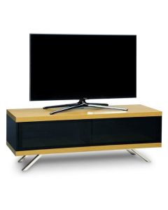 Tucana Wooden TV Stand In Oak With 2 Storage Compartments