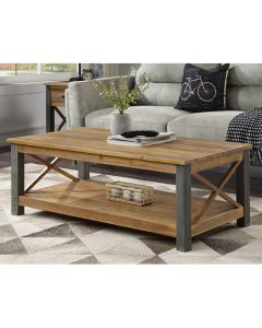 Urban Elegance Wooden Coffee Table In Reclaimed Wood