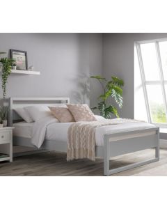 Venice Wooden Single Bed In Dove Grey