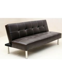 Venus PVC Sofa Bed In Brown