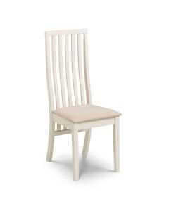 Vermont Wooden Dining Chair In Ivory