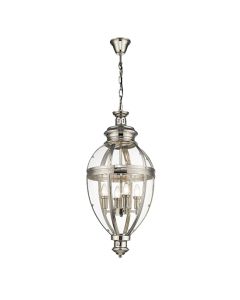 Victoria 4 Bulbs Ceiling Pendant Light In Nickel