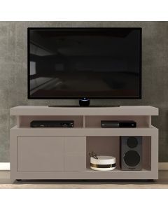 Vision Flat Screen Wooden TV Stand In Grey