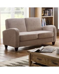 Vivo Chenille Fabric 3 Seater Sofa In Mink