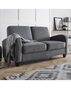 Vivo Chenille Fabric Sofabed In Dusk Grey