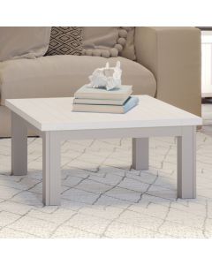 GreyStone Wooden Square Coffee Table In Grey
