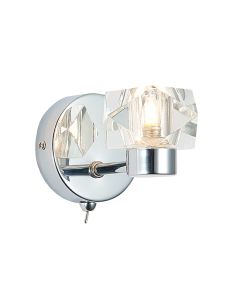 Wakefield 1 Bulb Decorative Wall Light In Chrome