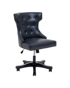 Walson Leather Effect Home And Office Chair In Black