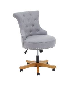 Watford Fabric Upholstered Home And Office Chair In Grey