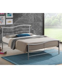 Waverley Metal Single Bed In Silver