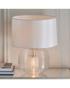 Zelma Table Lamp In Satin Brass With Gold Effect Chains