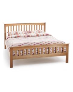 Windsor Small Wooden Double Bed In Oak