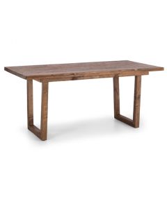 Woburn Reclaimed Pine Wood Dining Table In Rustic Pine