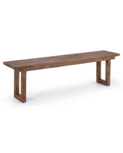 Woburn Reclaimed Pine Wood Dining Bench In Rustic Pine