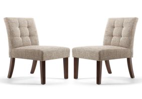 Cosco Intellifit Steel Set Of 3 Bistro Set In Sandy Brown