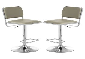 Cosco Intellifit Steel Set Of 3 Bistro Set In Sandy Brown