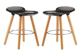 Cosco Intellifit Steel Set Of 3 Bistro Set In Sandy Brown