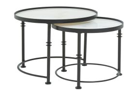 Cosco Intellifit Steel Set Of 3 Bistro Set In Sandy Brown