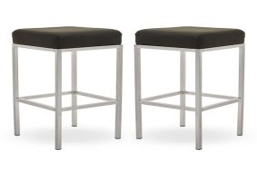 Cosco Intellifit Steel Set Of 3 Bistro Set In Sandy Brown