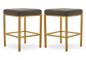 Cosco Intellifit Steel Set Of 3 Bistro Set In Sandy Brown
