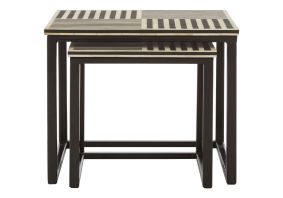 Cosco Intellifit Steel Set Of 3 Bistro Set In Sandy Brown